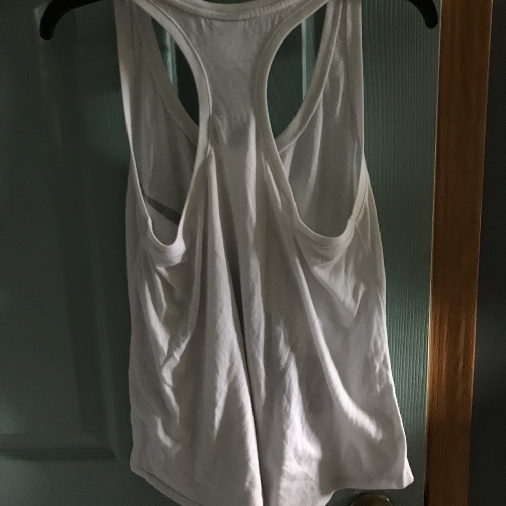 White Nike racerback tank